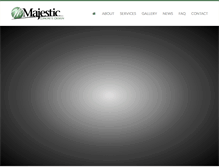 Tablet Screenshot of majesticconcretedesign.com